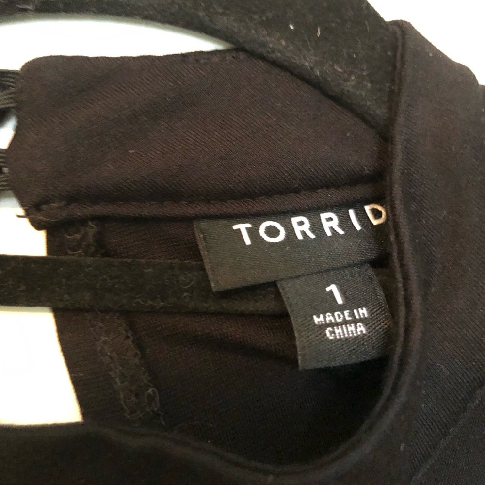 Torrid Mock Neck Skater Dress - Picture 5 of 5